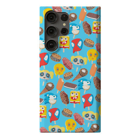 Ice Cream Truck Treats Pattern Phone Case