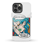 Bake Me Cakes And Tell Me I'm Pretty Comic Girl Phone Case