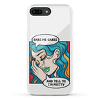 Bake Me Cakes And Tell Me I'm Pretty Comic Girl Phone Case