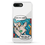 Bake Me Cakes And Tell Me I'm Pretty Comic Girl Phone Case