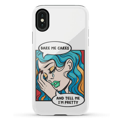 Bake Me Cakes And Tell Me I'm Pretty Comic Girl Phone Case
