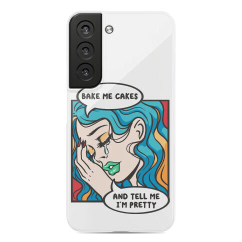 Bake Me Cakes And Tell Me I'm Pretty Comic Girl Phone Case