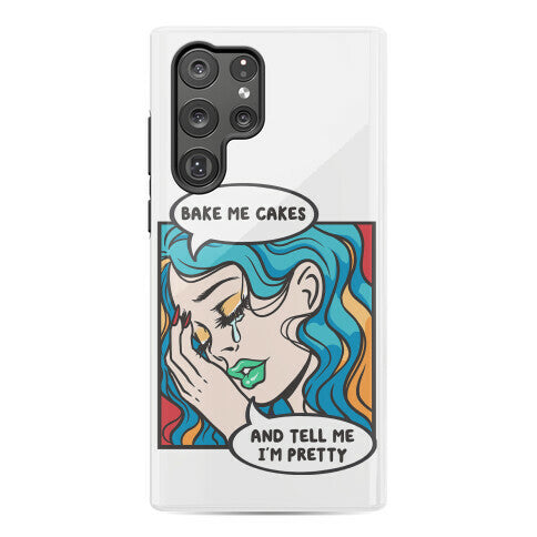 Bake Me Cakes And Tell Me I'm Pretty Comic Girl Phone Case