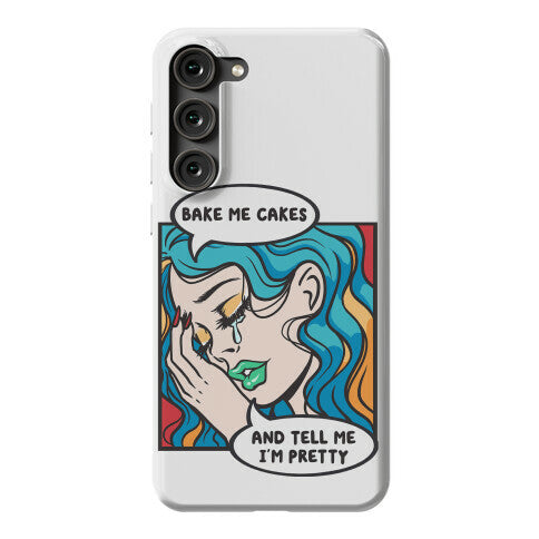 Bake Me Cakes And Tell Me I'm Pretty Comic Girl Phone Case