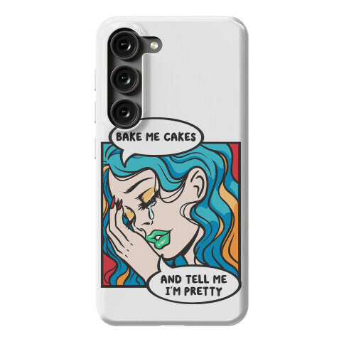 Bake Me Cakes And Tell Me I'm Pretty Comic Girl Phone Case