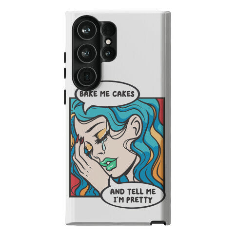 Bake Me Cakes And Tell Me I'm Pretty Comic Girl Phone Case