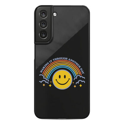 Making It Through Another Day Smiley Face Phone Case
