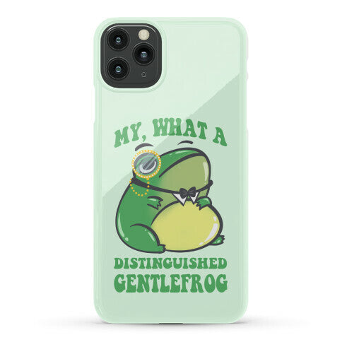 My, What A Distinguished Gentlefrog Phone Case