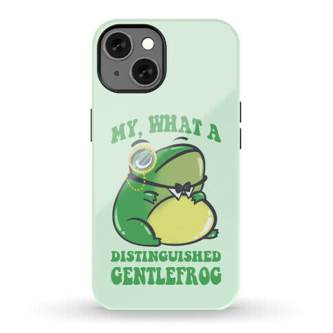 My, What A Distinguished Gentlefrog Phone Case