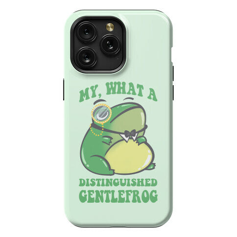 My, What A Distinguished Gentlefrog Phone Case