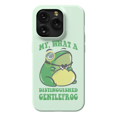 My, What A Distinguished Gentlefrog Phone Case