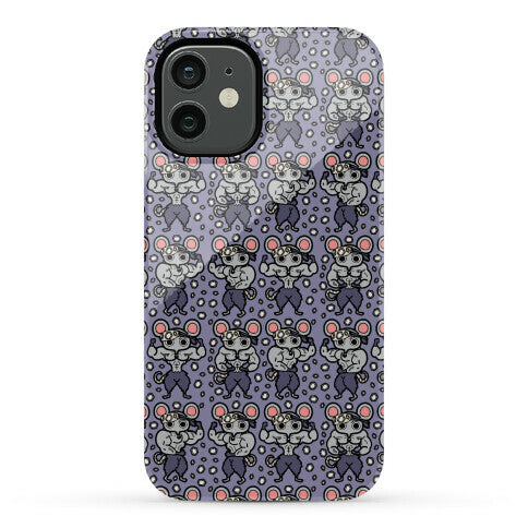 Muscle Mice Pattern Parody Phone Case