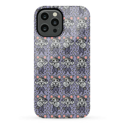 Muscle Mice Pattern Parody Phone Case