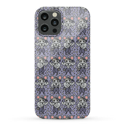 Muscle Mice Pattern Parody Phone Case