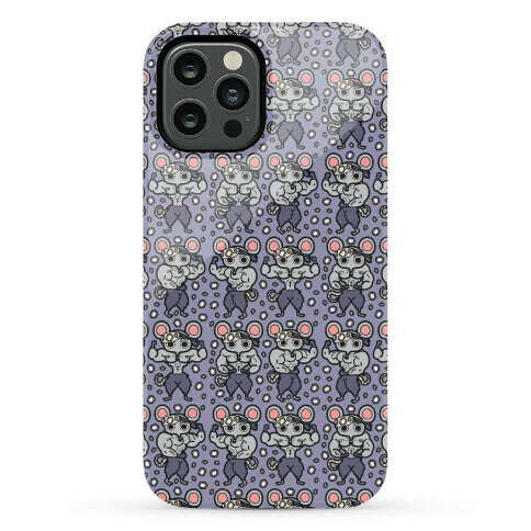 Muscle Mice Pattern Parody Phone Case