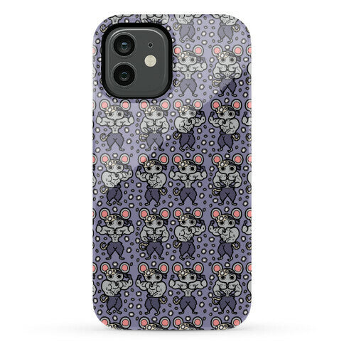 Muscle Mice Pattern Parody Phone Case
