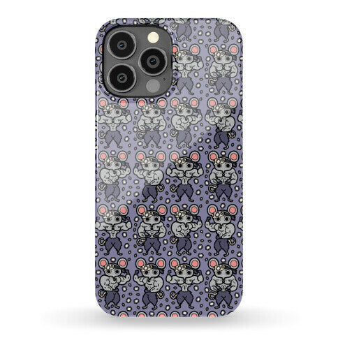 Muscle Mice Pattern Parody Phone Case