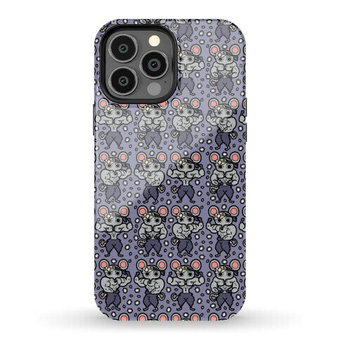 Muscle Mice Pattern Parody Phone Case