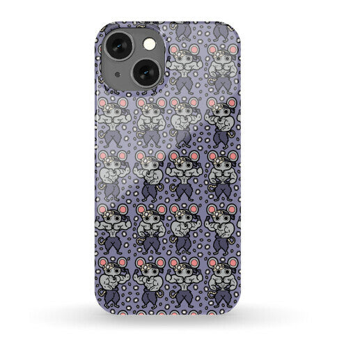 Muscle Mice Pattern Parody Phone Case