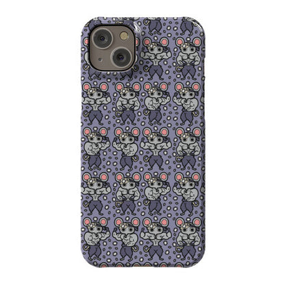 Muscle Mice Pattern Parody Phone Case