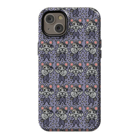 Muscle Mice Pattern Parody Phone Case