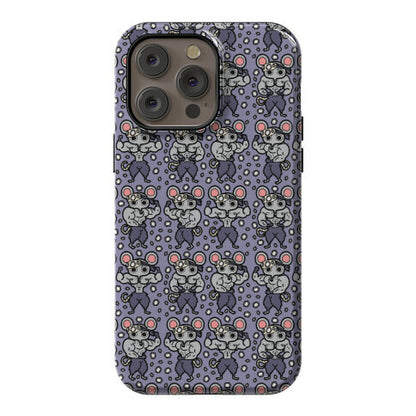 Muscle Mice Pattern Parody Phone Case
