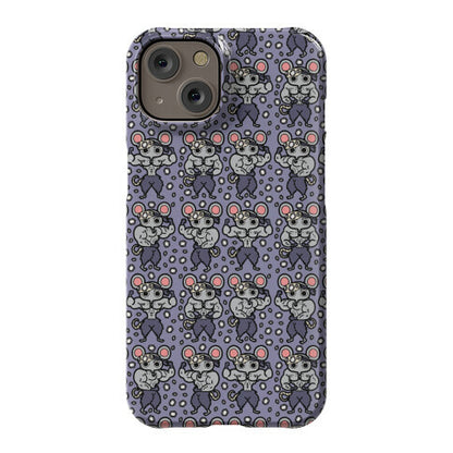 Muscle Mice Pattern Parody Phone Case
