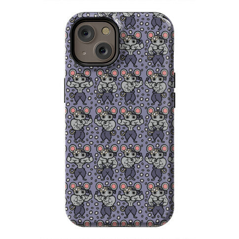 Muscle Mice Pattern Parody Phone Case