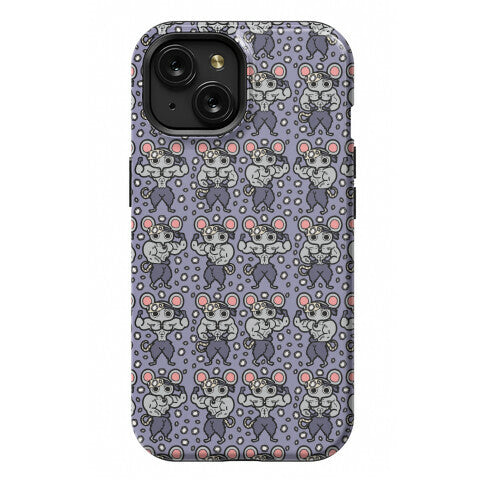 Muscle Mice Pattern Parody Phone Case