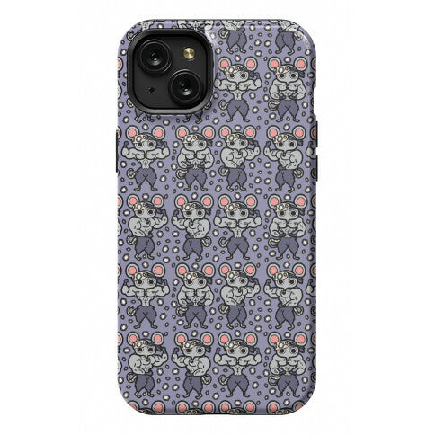 Muscle Mice Pattern Parody Phone Case