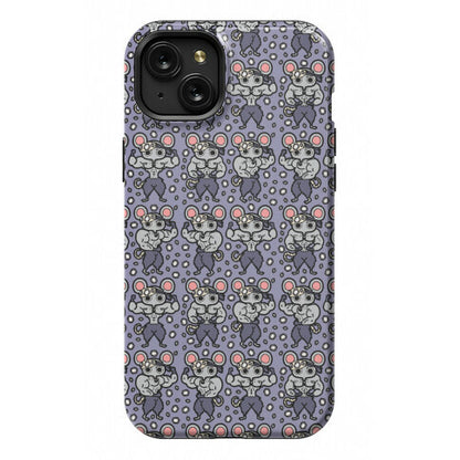 Muscle Mice Pattern Parody Phone Case