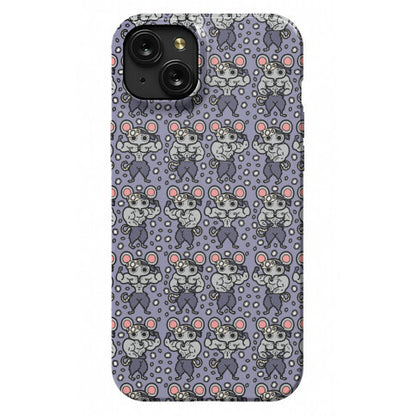 Muscle Mice Pattern Parody Phone Case