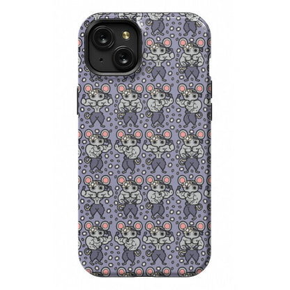 Muscle Mice Pattern Parody Phone Case