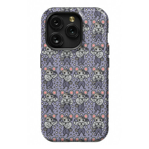 Muscle Mice Pattern Parody Phone Case
