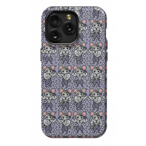 Muscle Mice Pattern Parody Phone Case