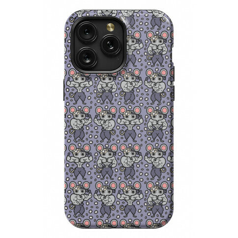 Muscle Mice Pattern Parody Phone Case