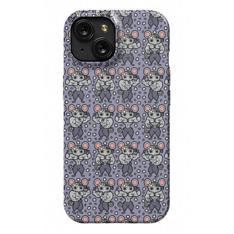 Muscle Mice Pattern Parody Phone Case