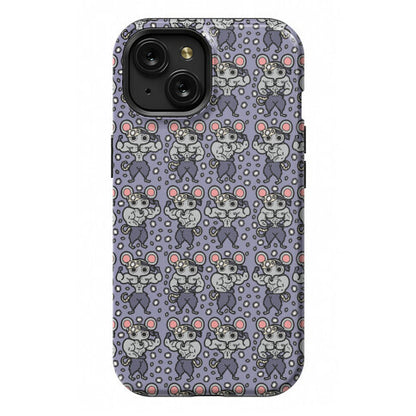 Muscle Mice Pattern Parody Phone Case