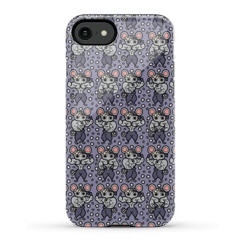 Muscle Mice Pattern Parody Phone Case