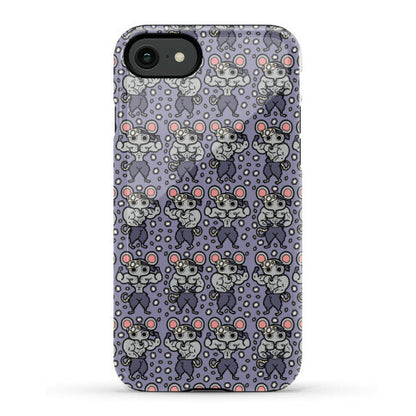 Muscle Mice Pattern Parody Phone Case
