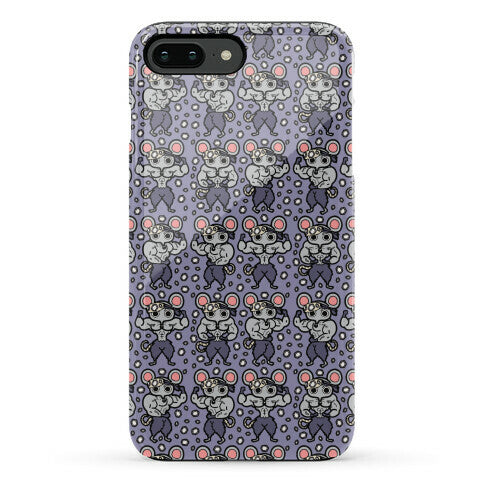 Muscle Mice Pattern Parody Phone Case