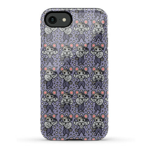 Muscle Mice Pattern Parody Phone Case