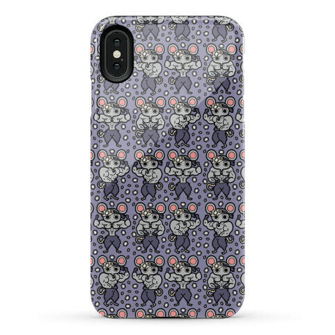 Muscle Mice Pattern Parody Phone Case