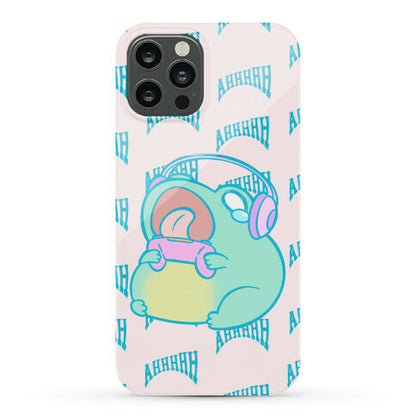 Gamer Frog Scream Phone Case