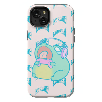 Gamer Frog Scream Phone Case