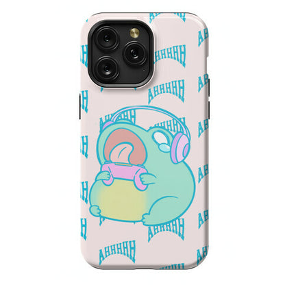 Gamer Frog Scream Phone Case