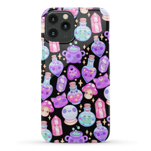 Kawaii Witchy Pattern Phone Case