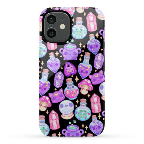 Kawaii Witchy Pattern Phone Case