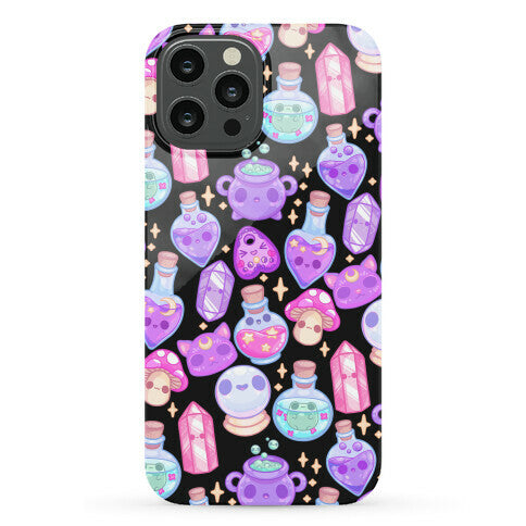 Kawaii Witchy Pattern Phone Case