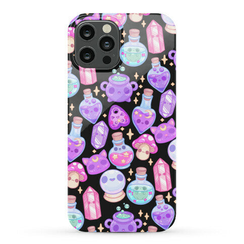 Kawaii Witchy Pattern Phone Case